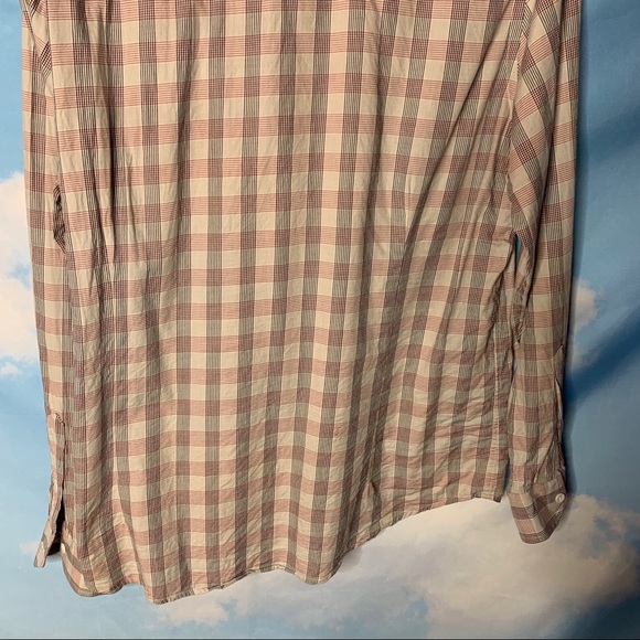 Hyden Yoo- Red & Black Plaid Gray Button Up XLarge - Picture 8 of 11